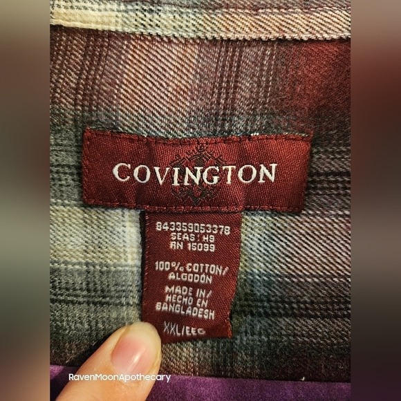 Covington Mens Flannel - Picture 3 of 3